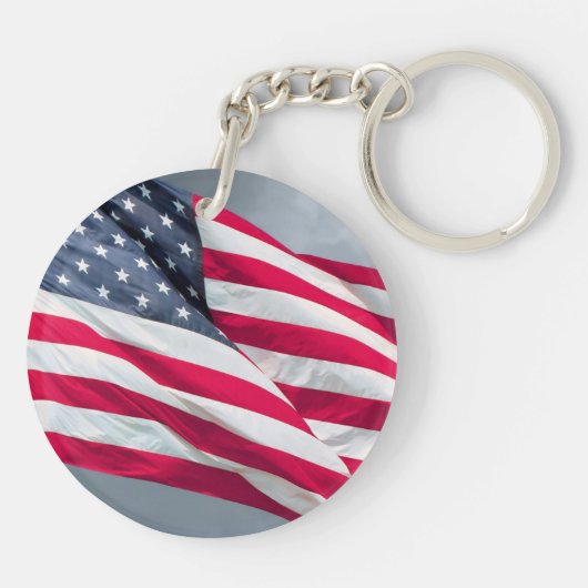 Amerikanische Flagge Schlüsselanhänger (Rückseite)