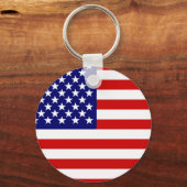 Amerikanische Flagge Schlüsselanhänger (Vorderseite)