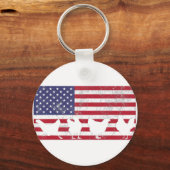 Amerikanische Flagge Schlüsselanhänger (Vorderseite)