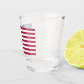 Amerikanische Flagge Schnapsglas (Rechts)