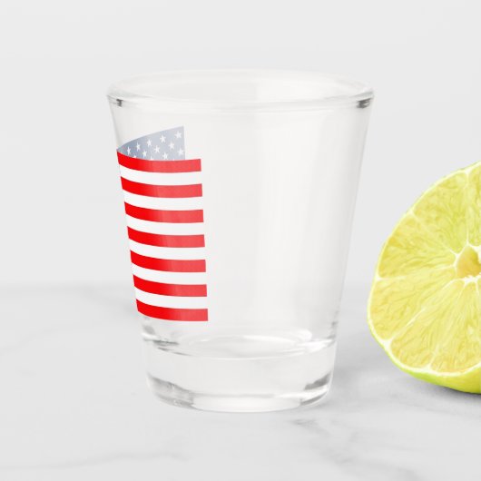 Amerikanische Flagge Schnapsglas (Rechts)