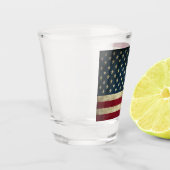 Amerikanische Flagge Schnapsglas (Links)