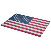 Amerikanische Flagge Schneidebrett (Ecke)