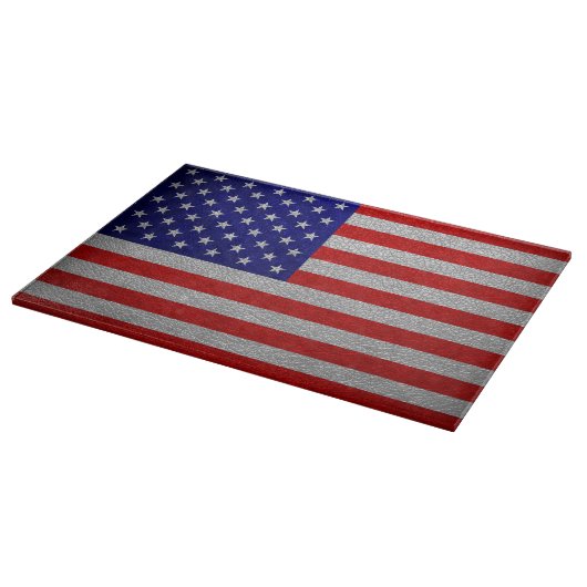 Amerikanische Flagge Schneidebrett (Ecke)