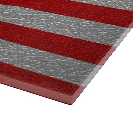 Amerikanische Flagge Schneidebrett (Ecke)