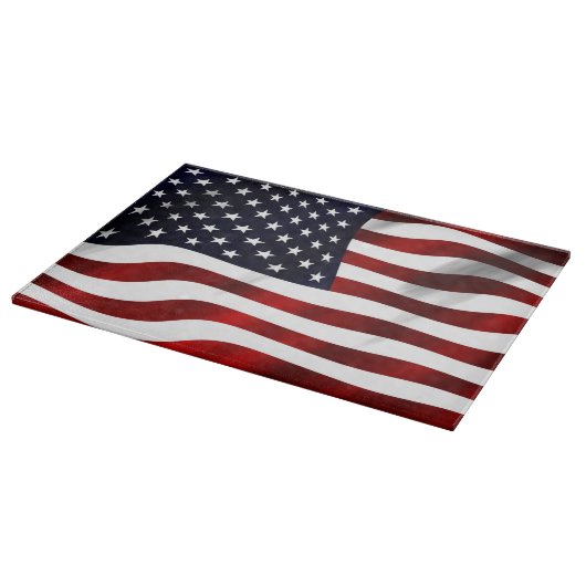 Amerikanische Flagge Schneidebrett (Ecke)