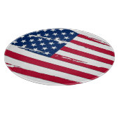 Amerikanische Flagge Schneidebrett (Ecke)