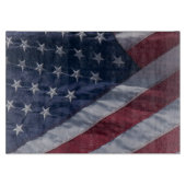 Amerikanische Flagge Schneidebrett (Vorderseite)