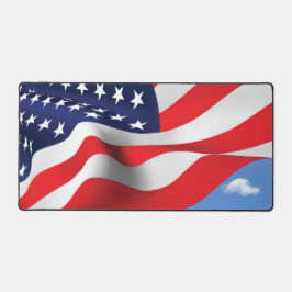 Amerikanische Flagge Schreibtischunterlage