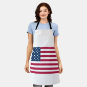 Amerikanische Flagge Schürze (Getragen)