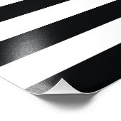 Amerikanische Flagge Schwarz-weiß Fotodruck (Ecke)