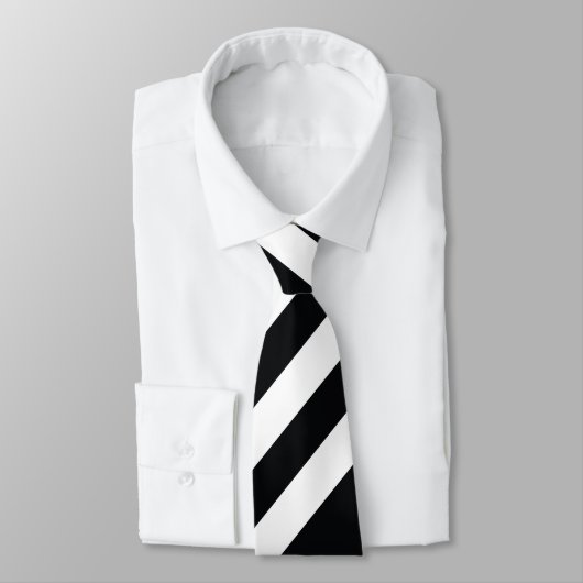 Amerikanische Flagge Schwarz-weiß Krawatte (Gebunden)