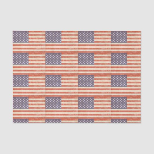 Amerikanische Flagge Seidenpapier (Vorderseite)