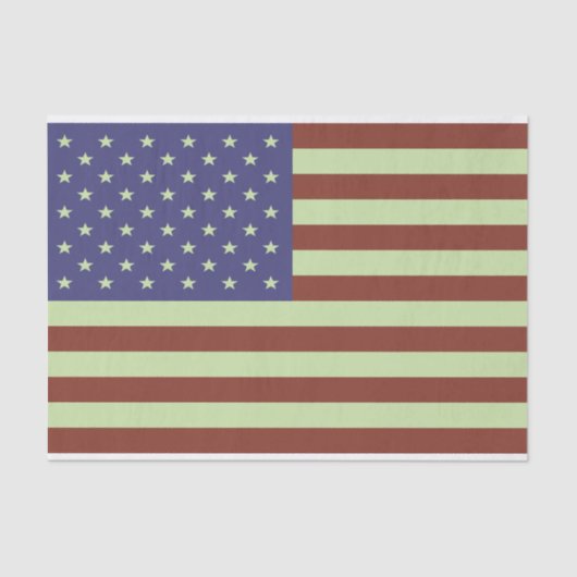 Amerikanische Flagge Seidenpapier (Vorderseite)