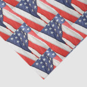 Amerikanische Flagge Seidenpapier (Ausschnitt)