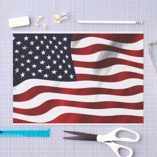 Amerikanische Flagge Seidenpapier (Handwerk)