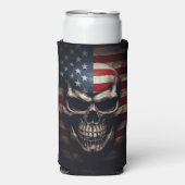 Amerikanische Flagge Selters Dosenkühler (Seltzer Vorderseite)