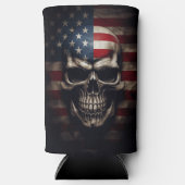 Amerikanische Flagge Selters Dosenkühler (Vorderseite)