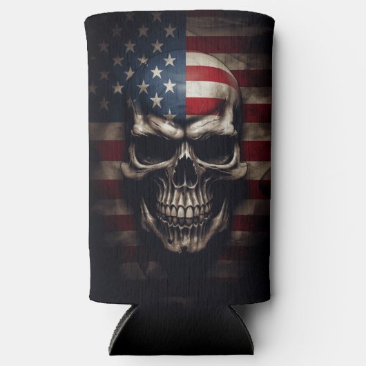 Amerikanische Flagge Selters Dosenkühler (Vorderseite)