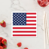 Amerikanische Flagge Serviette (Beispiel)