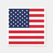 Amerikanische Flagge Serviette (Vorderseite)