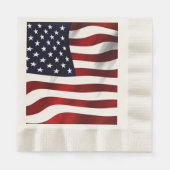 Amerikanische Flagge Serviette (Vorderseite)