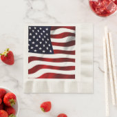 Amerikanische Flagge Serviette (Beispiel)
