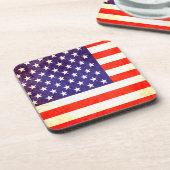 Amerikanische Flagge Set von 6 patriotischen Unter Untersetzer (Linke Seite)