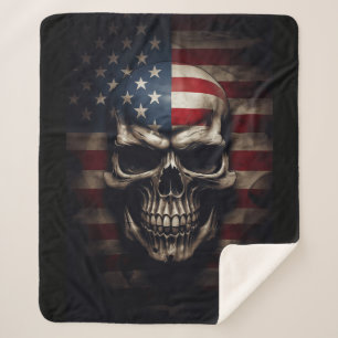 Amerikanische Flagge Sherpadecke