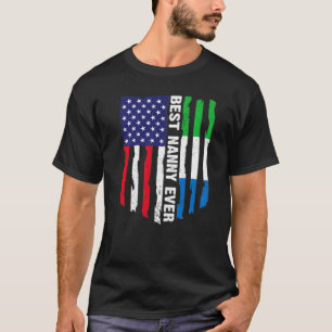Amerikanische Flagge - Sierra Leone Flag Beste Jun T-Shirt