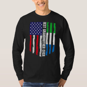 Amerikanische Flagge - Sierra Leone Flagge Beste G T-Shirt
