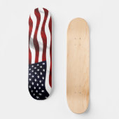 Amerikanische Flagge Skateboard (Vorderseite)