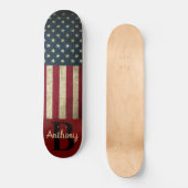 Amerikanische Flagge Skateboard (Vorderseite)