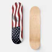 Amerikanische Flagge Skateboard (Vorderseite)