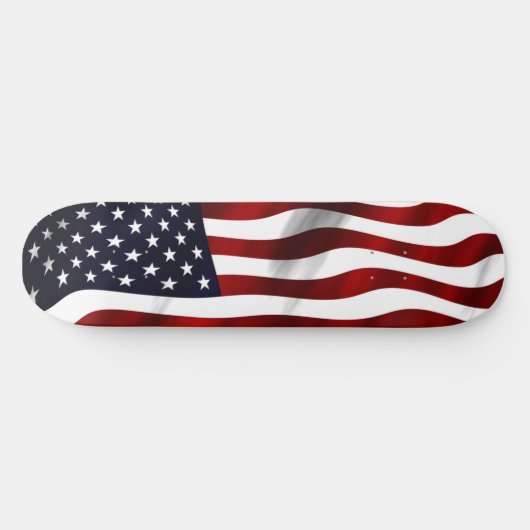 Amerikanische Flagge Skateboard (Horizontal)