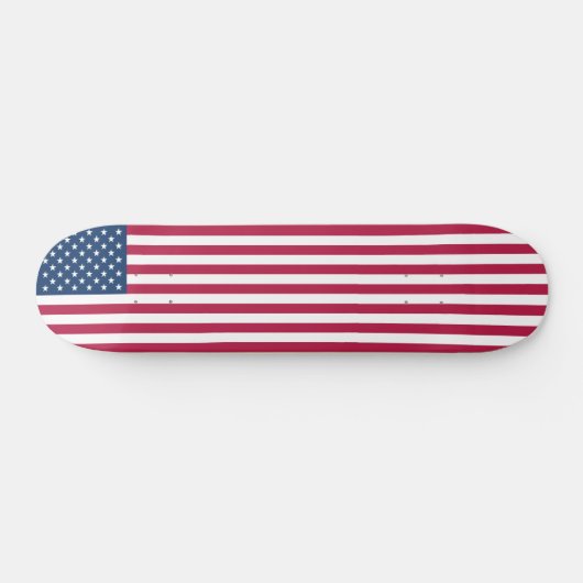 Amerikanische Flagge Skateboard (Horizontal)
