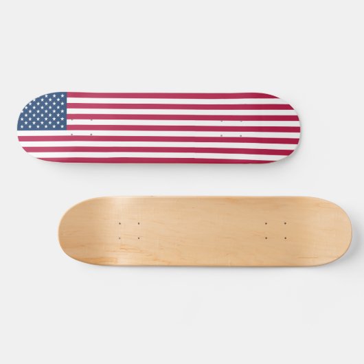 Amerikanische Flagge Skateboard (Horizontal)