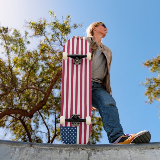 Amerikanische Flagge Skateboard (Außenbereich 1)
