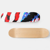 Amerikanische Flagge Skateboard (Horizontal)
