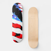 Amerikanische Flagge Skateboard (Vorderseite)