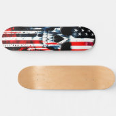 Amerikanische Flagge Skateboard (Horizontal)