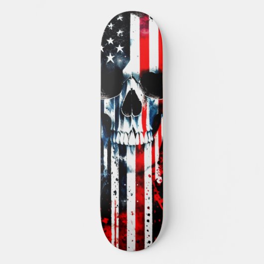 Amerikanische Flagge Skateboard (Vorderseite)