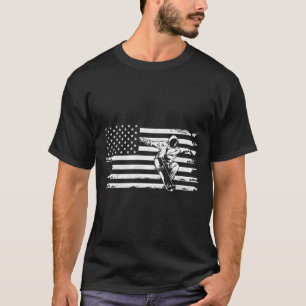 Amerikanische Flagge Skateboarding Kleidung - Skat T-Shirt
