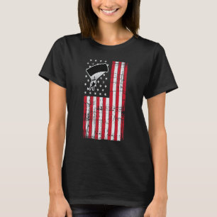 Amerikanische Flagge Skydiving Parachute Extreme S T-Shirt