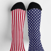 Amerikanische Flagge Socken (Oben)