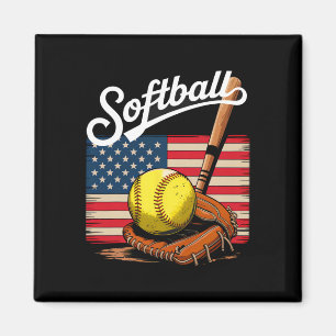 Amerikanische Flagge Softll 4. Juli Softll Liebhab Magnet