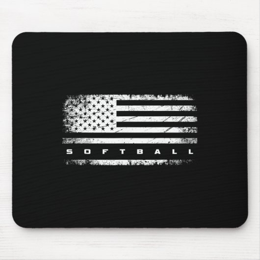 Amerikanische Flagge Softll Bekleidung - Softll Mousepad (Vorne)
