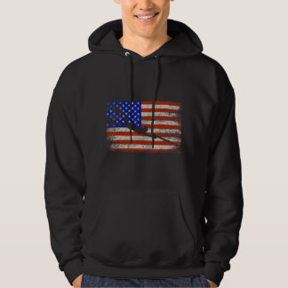 Amerikanische Flagge, Speerfischen Hoodie