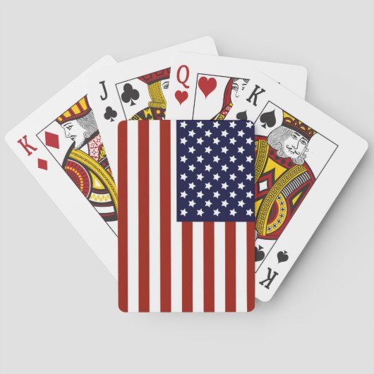 Amerikanische Flagge Spielkarten (Rückseite)