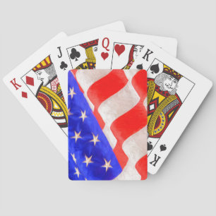 Amerikanische Flagge Spielkarten